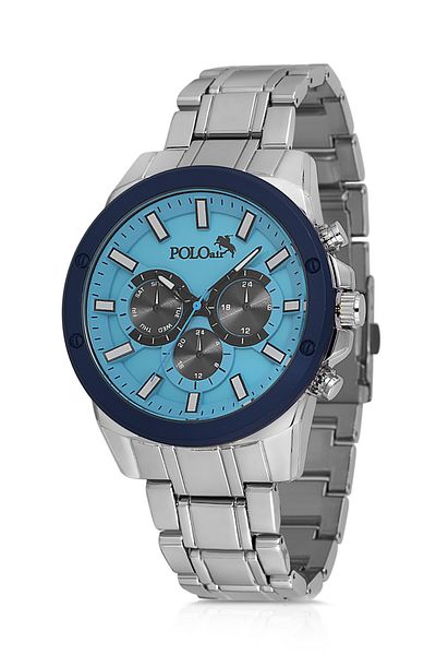 Polo Air Sport Case Men's Watch Silver Blue Color Pl-0992E2X