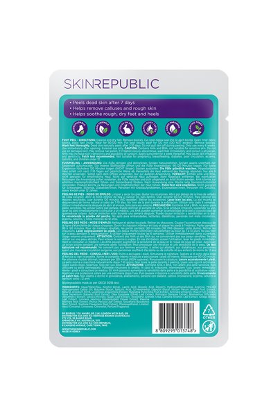Skin Republic Skin Republic Pedi Peel Max Intensive Exfoliating Treatment Foot Mask 40ml-Made in Korea