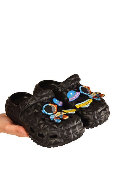 minibonito Girl Boy Children's Non-Slip High Sole Comfortable Shape Beach Pool Children's Slippers