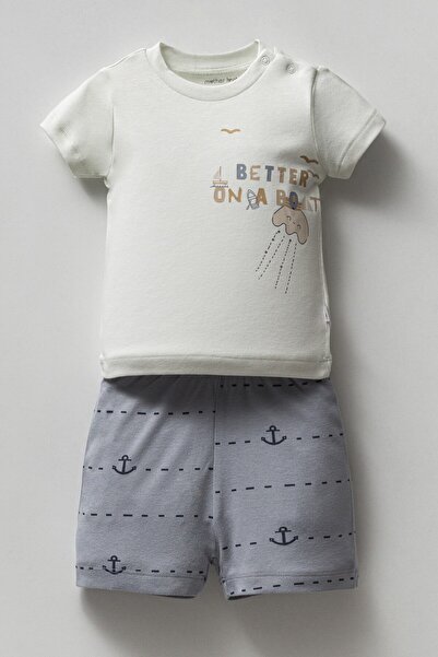 Mother Love Şortlu Bebek Pijama Takım 3-36 Ay