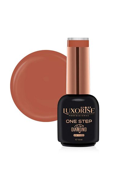 LUXORISE Oja semipermanentă One Step Diamond Creamy Cocoa 10ml, LUXORISE