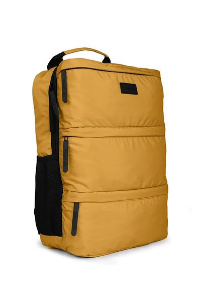 KAFF Yellow Waterproof Fabric Multi-Eye Sports Daily Backpack -1012