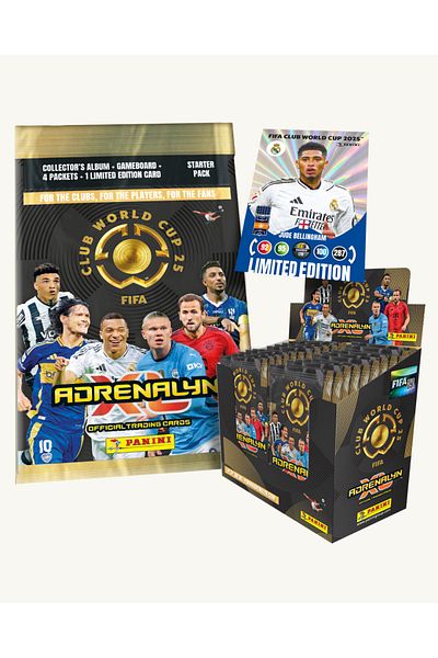 Panini Fifa Club World Cup 2025 ™   Adrenalyn Xl. ™   Official Trading Card Collection - 50 Packets + Starter Pack