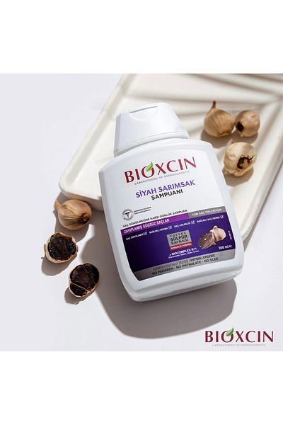 Bioxcin Sampon Anti-Caderea Parului Cu Usturoi Negru DermaGen 300 ml