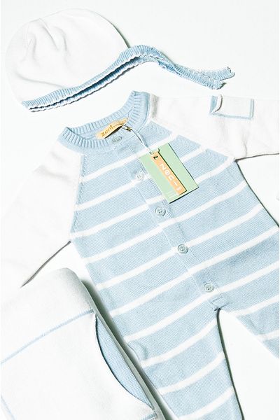 ZENİ BABY Newborn 4-Piece Knitted Knitwear Baby Set