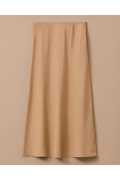 SEÇİL Straight cut long skirt