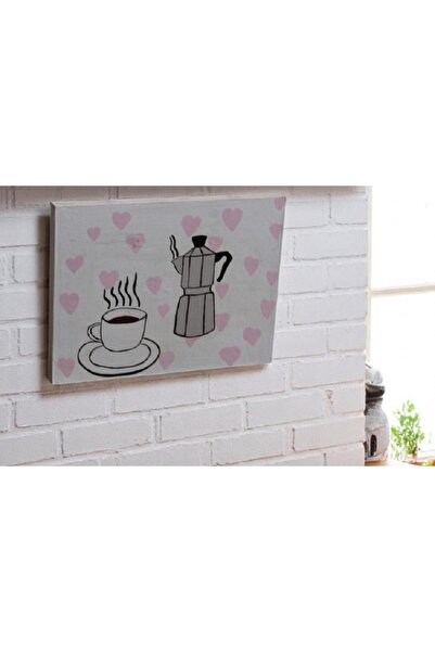 Decoratiuni Vintage Casa Retro Tablou bucatarie,pictat manual pe lemn, 20 x 2...