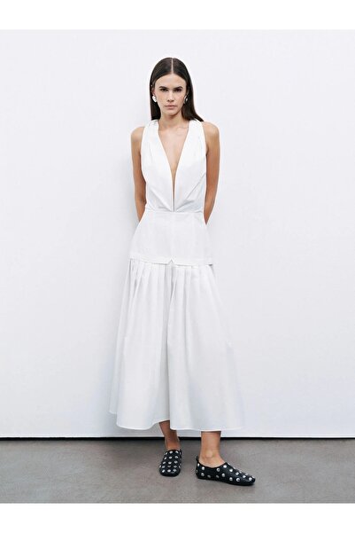 Nocturne BOYUNDAN BAĞLAMALI MAXİ ELBİSE