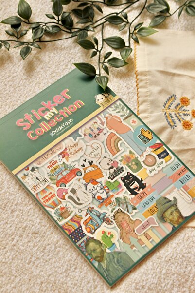 Nova Crafts 500+ Sticker Çeşitli Sticker Kitapçığı 16 SAYFA