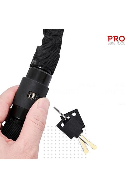 Pro Bike Tool Anti-theft Lock for Bicycle, Electric Scooter, Scooter, Motorcycle or Bicycle Helmet, Barbecue,