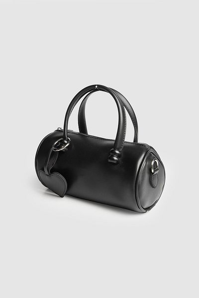 La La'Graccio Paris La'Graccio Paris Geantă de mână și crossbody pentru femei Stave Heart Charmed, neagră