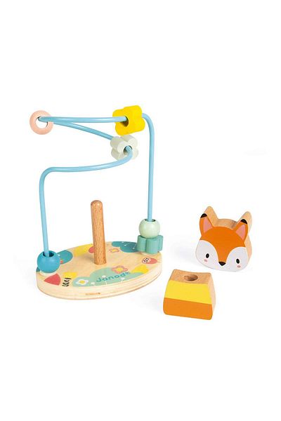 Brands For Less Janod Wooden Pure Fox Bead Maze