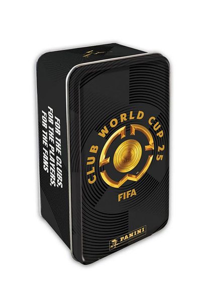 Panini 2025 Panini Official Licensed Fifa Club World Cup Big Tin Box Tin Box (4 Pack+ Limited Edt)