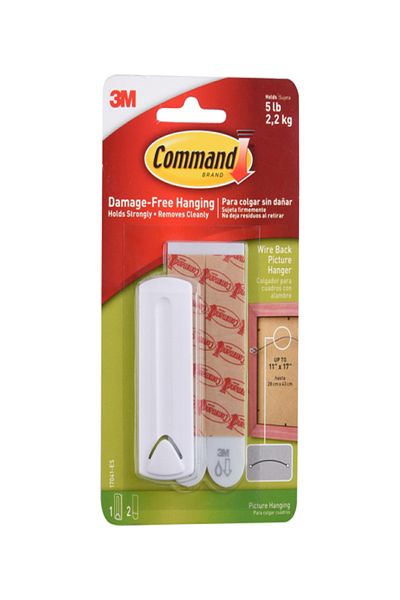 3M Command Damage-Free Wire Back Picture Hanger Adhesive