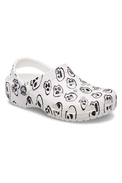 Crocs Clogs Crocs Classic Skull Print Clog 48-49 EU - M13 US Alb - White/Black