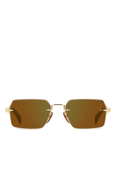 David Beckham Gold Men's Sunglasses Db 7109/S