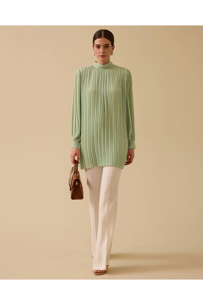 SCL Pliseli Dökümlü Tunik