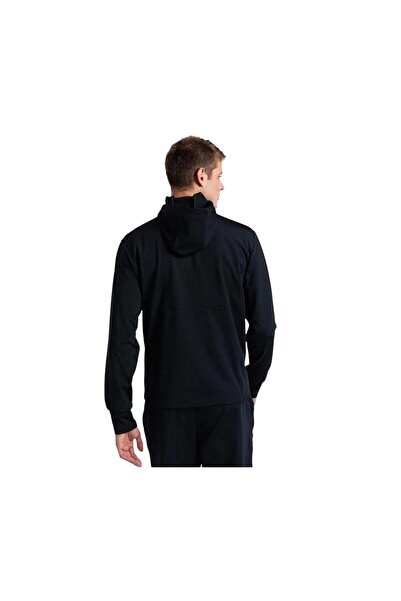 Kappa Ανδρικό μπλουζάκι με φερμουάρ σε μαύρο χρώμα