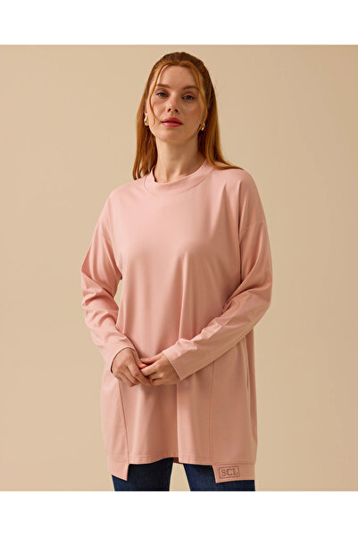 SCL Yuvarlak Yaka Basic Tunik