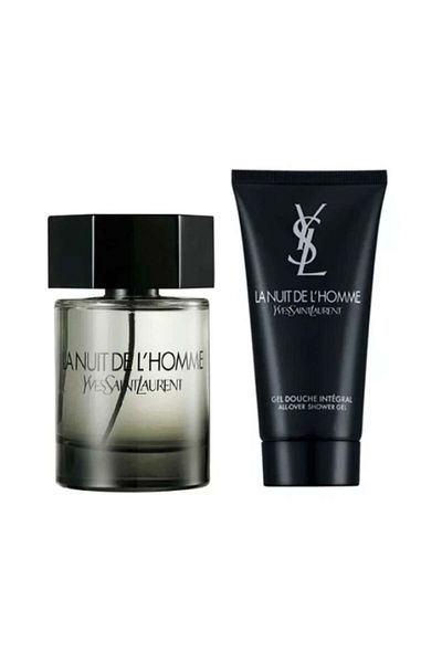 Yves Saint Laurent La Nuit de L'Homme Gift Set, Eau de Toilette, 100 ml + Shower Gel, 100 ml