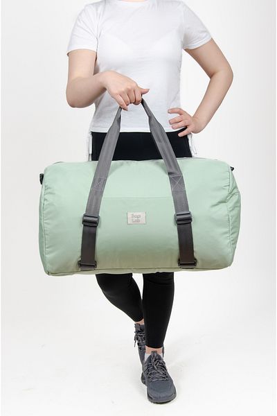 KAFF Mint Green Shoulder Strap Waterproof Fabric Large Size Suitcase Sports Travel Bag -1011