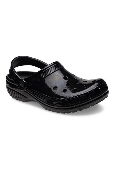Crocs Classic High Shine Clog Black - Black 38-39 Eu - M6/w8 Us