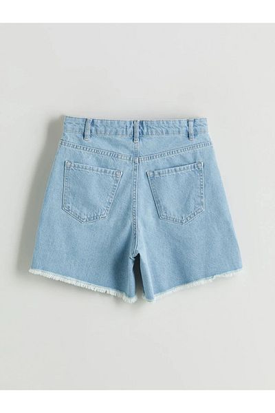 LC Waikiki Lcw jeans indigo standard fit women's jean shorts