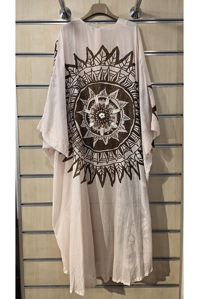 Park Moda Kimono Mandala Pattern Raw Cotton