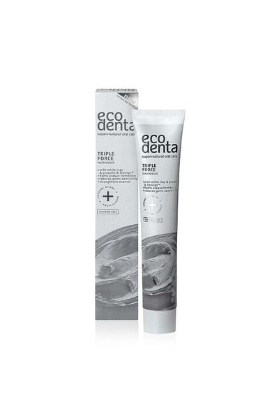 Ecodenta Pastă de dinți cu efect triplu pentru dinți sensibili, Ecodenta, 75 ml