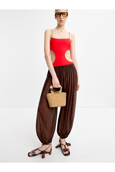 PARFOIS Hasır Efektli Tote Çanta