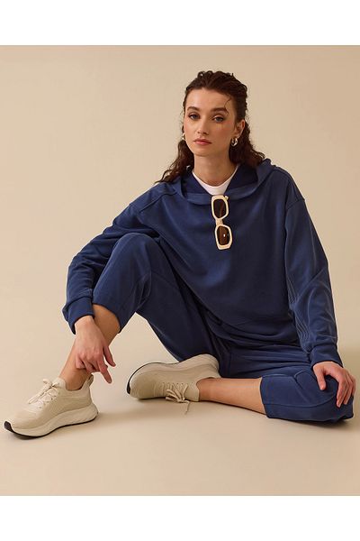 SCL Hooded Sweatshirt with Striped Back Detail