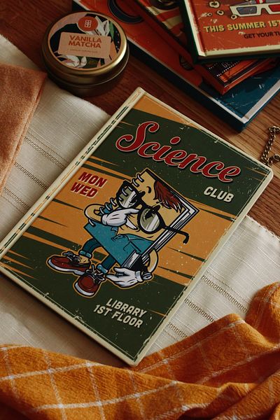 Nova Crafts Retro Science Themed Ultra Light Notebook