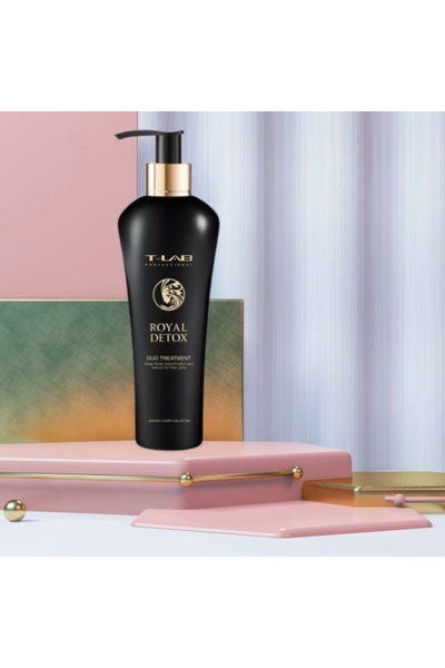 T Lab Tratament T-LAB Professional Royal Detox DUO, detoxifiere intensivă a scalpului, 300 ml