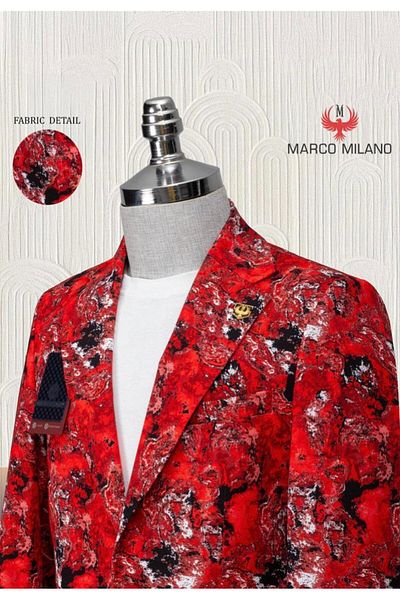marco mılano Men's jacket, Slim fit, Marco Milano,