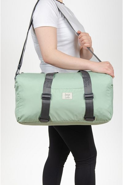 KAFF Mint Green Waterproof Fabric Unisex Travel Gym Fitness Sports Bag with Shoulder Strap -1010