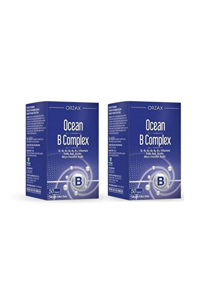 Ocean B Complex Vitamin B Kompleks Içeren Kapsül 2'li Paket