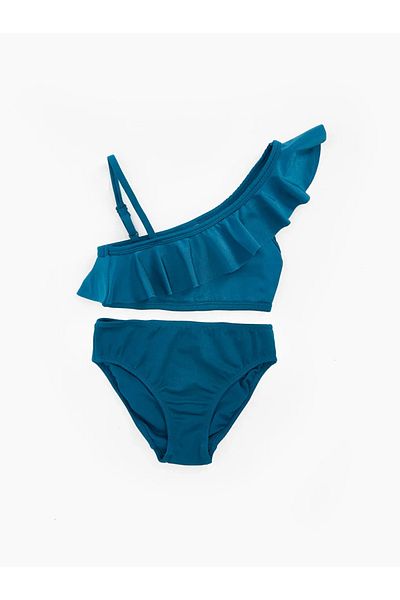 LC Waikiki Lcw eco oil ruffle detailed girl's bikini