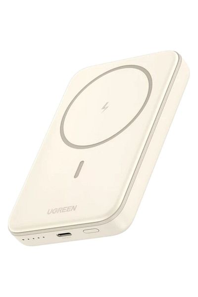 Ugreen Powerbank, UGREEN, wireless, 10000 mAh, white