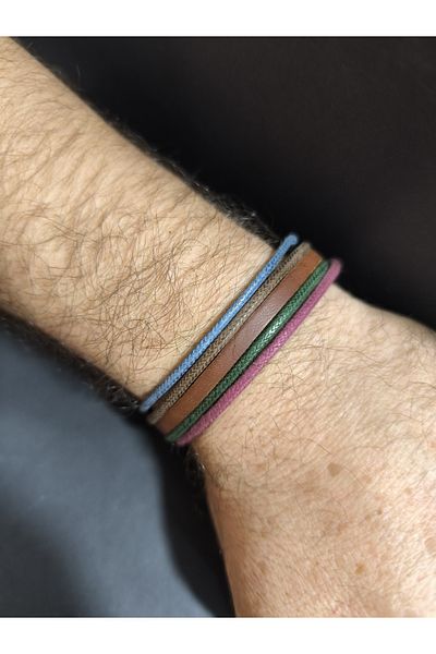 enyatakı Ethnic Model Original Leather Rope Bracelet