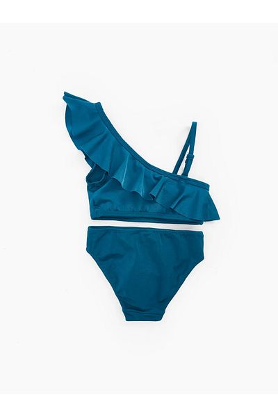 LC Waikiki Lcw eco oil ruffle detailed girl's bikini