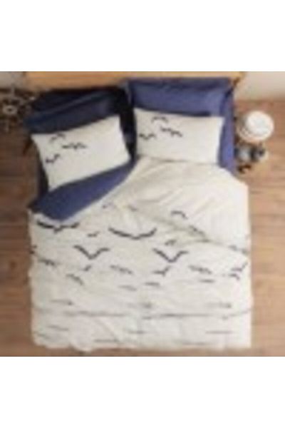Cotton Box Lenjerie pat 1 persoana, bumbac 100% ranforce, cearceaf pilota 160x220cm, Cotton Box, Larum Pescarus