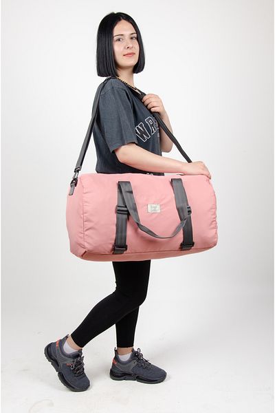 KAFF Powder Shoulder Strap Waterproof Fabric Large Size Suitcase Sports Travel Bag -1011