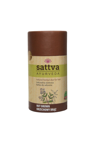 sattva Βαφή Henna Satin Walnut, 150 g - Sattva Ayurveda