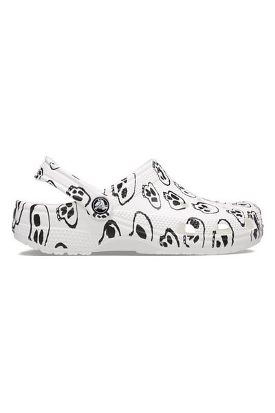 Crocs Clogs Crocs Classic Skull Print Clog 48-49 EU - M13 US Alb - White/Black
