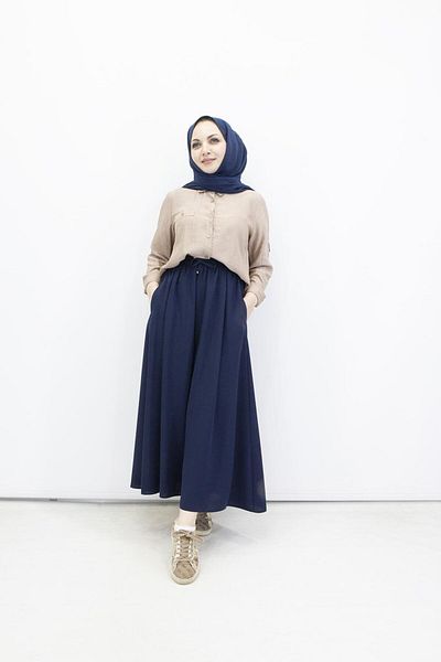 feray kaya 0347 Crepe Fabric Trousers