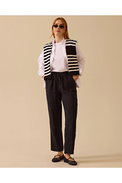 SCL Lace-Up Ankle Length Pocket Pants