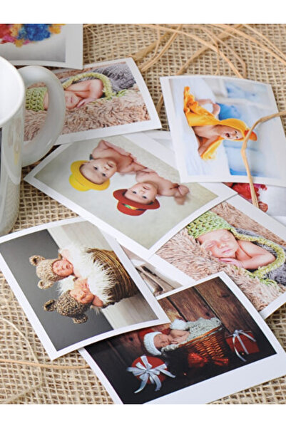 TAVİLOĞLU FOTOĞRAF Polo Kart Fotoğraf Baskı 99 Adet Mini Fotoğraff