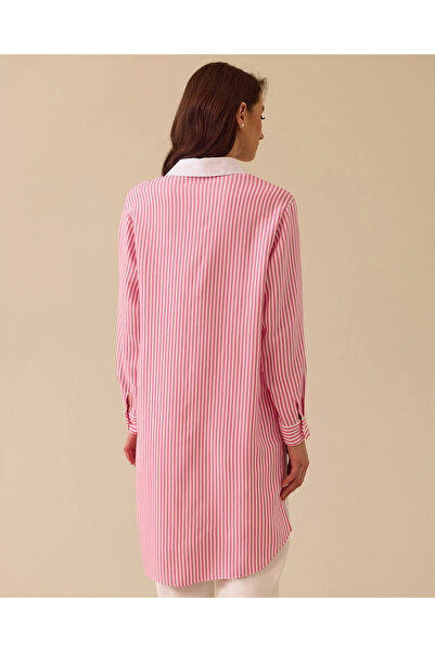 SCL Çizgi Detaylı Nakışlı Tunik