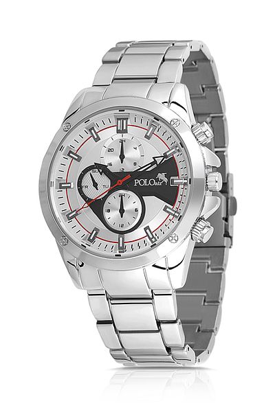 Polo Air Men's Wristwatch Silver Color Pl-0993E3X
