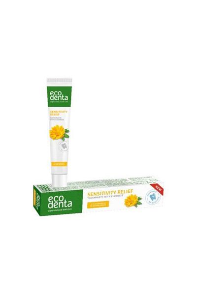 Ecodenta Pastă de dinți cu extract de gălbenele pentru dinți sensibili, Ecodenta, 75 ml